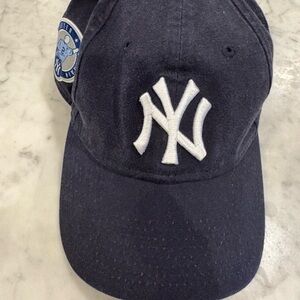 Stylish Navy NY Logo Cap